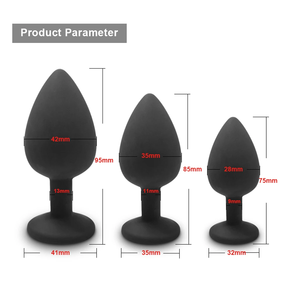Silicone Butt Plug Anal Plug Unisex Sex Stopper 3 Different Size Adult Toys for Men/Women Anal Trainer for Couples Sex Toys For Women cb5feb1b7314637725a2e7: AP-L-BK|AP-L-PK|AP-L-PU|AP-L-RD|AP-M-BK|AP-M-PK|AP-M-PU|AP-M-RD|AP-S-BK|AP-S-PK|AP-S-PU|AP-S-RD|AP-SML-BK|AP-SML-PK|AP-SML-PU|AP-SML-RD