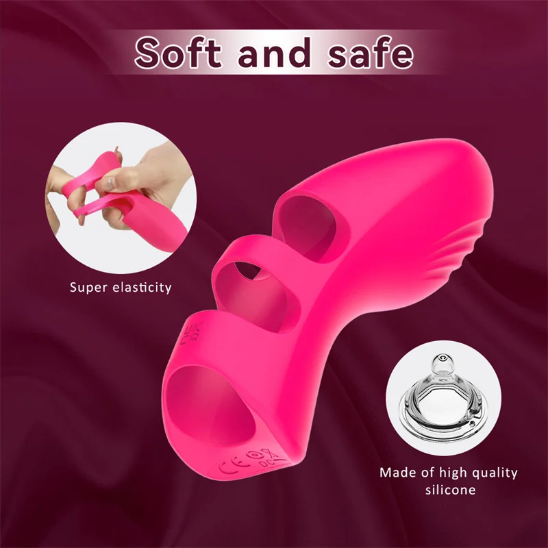 Silicone Finger G Spot Vibrator Sex Toys For Women Masturbation Clitoris Massage 10 Modes Vibrating Egg Couples Flirting Games Vibrators cb5feb1b7314637725a2e7: Purple|Rose