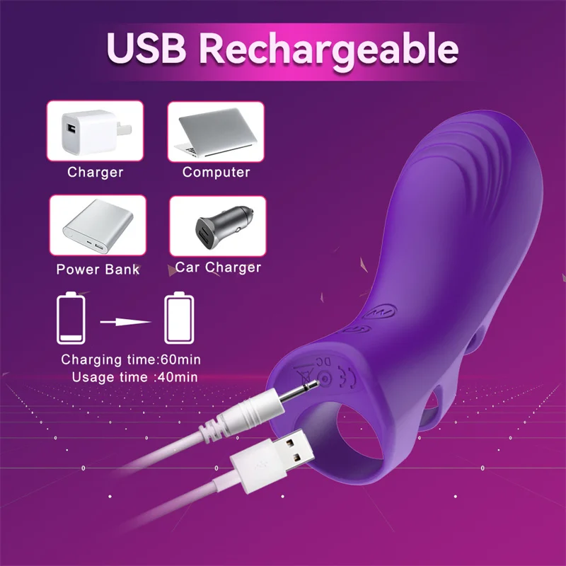 Silicone Finger G Spot Vibrator Sex Toys For Women Masturbation Clitoris Massage 10 Modes Vibrating Egg Couples Flirting Games Vibrators cb5feb1b7314637725a2e7: Purple|Rose
