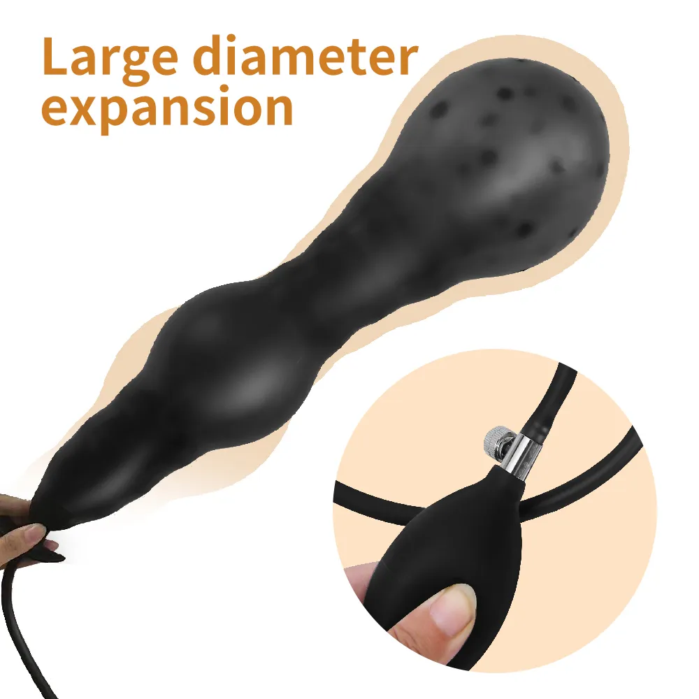 Silicone Inflated Anal Dildo Adult Sex Toys For Women/Man Dilator Prostate Massage Anal Plug No Vibrator Anal Toys Big Butt Plug Dildos cb5feb1b7314637725a2e7: anal douche|biggest 130mm|biggest 140mm|biggest 160mm|biggest 180mm|biggest 85mm
