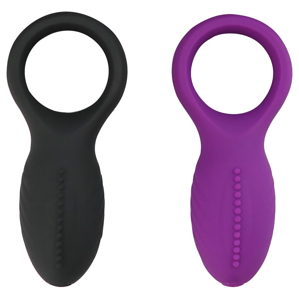 Soft Silicone Dual Vibrating Cock Ring Dick Penis Ring Cockring Adult Sex Toys for Men for Couples Enhancing Harder Erection Sex Toys For Men cb5feb1b7314637725a2e7: Black Bat|Black rabbit|Black round|Purple rabbit|Purple round|Red bat