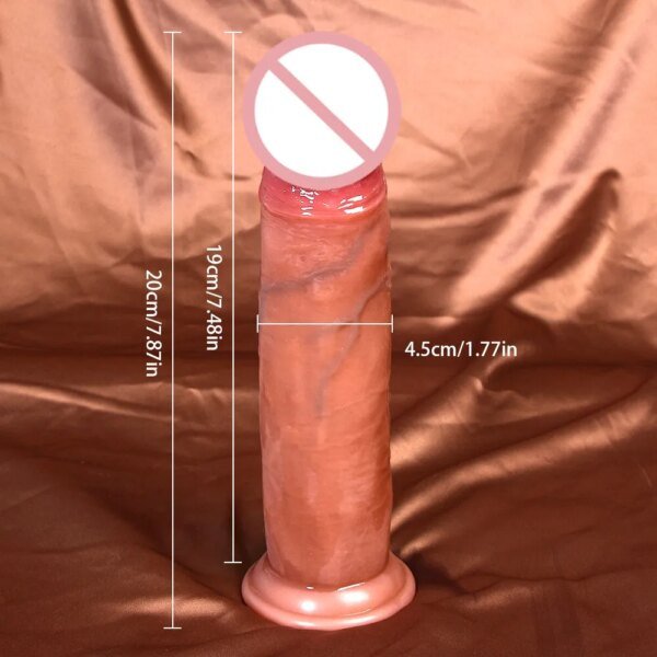 Soft Sliding Penis for Women Realistic Dildo With Strong Suction Cup Female Vagina Masturbator Couple Adult Sex Toys Big Dick Sex Toys For Lesbians Soft Sliding Penis for Women Realistic Dildo With Strong Suction Cup Female Vagina Masturbator Couple Adult Sex Toys Big Dick Sex Toys For Lesbians cb5feb1b7314637725a2e7: flesh color