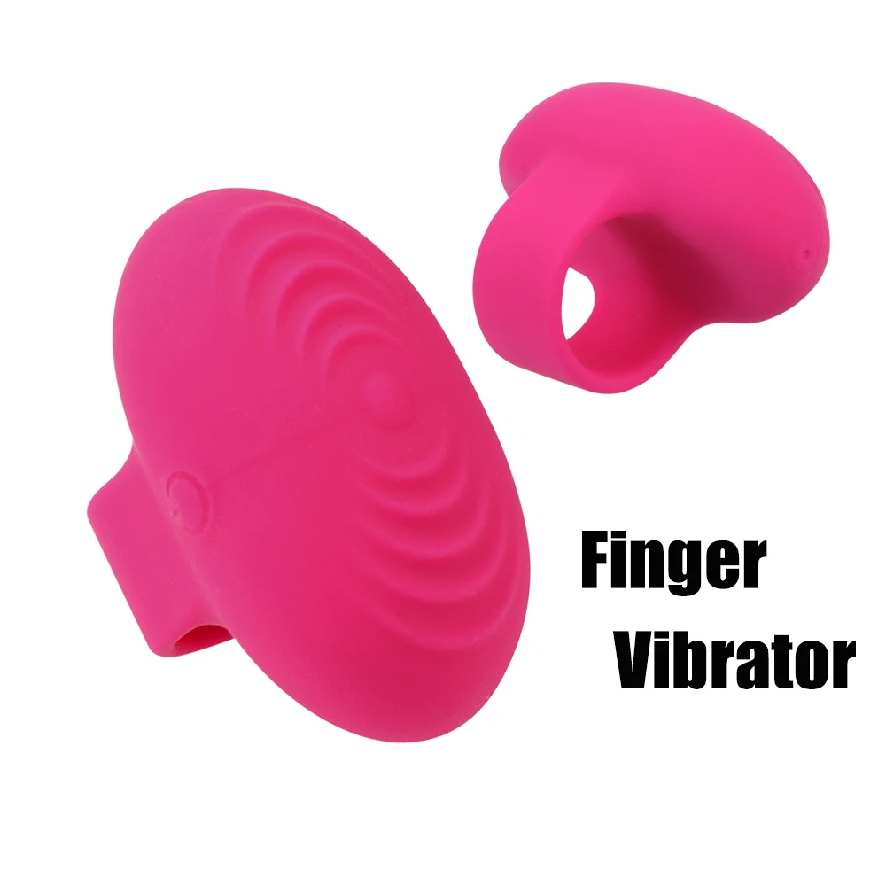 Strapon Finger Vibrators for Women Nipple Clitoris Stimulator Vaginal Anal Sex Toys Female Masturbator Discreet Small In Pocket Best Sellers cb5feb1b7314637725a2e7: Rose Red