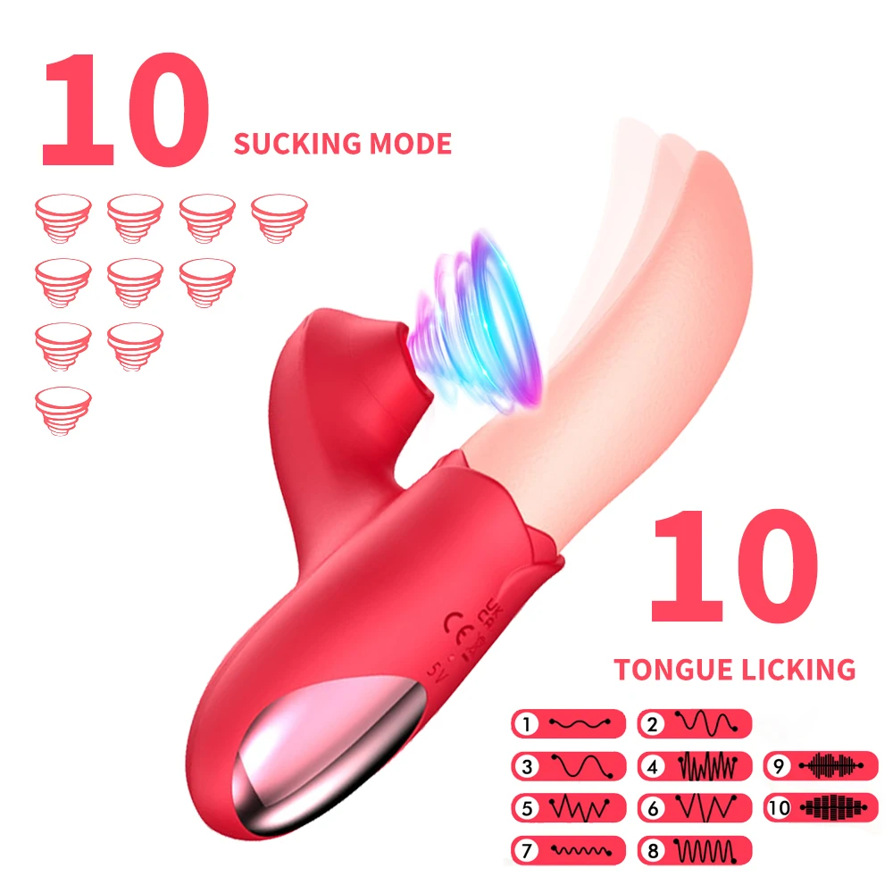 Sucking Rose Vibrators Toys Female Tongue Licking Clitoris Vacuum Stimulator Vagina Massager Adults Goods Sex Toys For Women Best Sellers 1ef722433d607dd9d2b8b7: China|Russian Federation