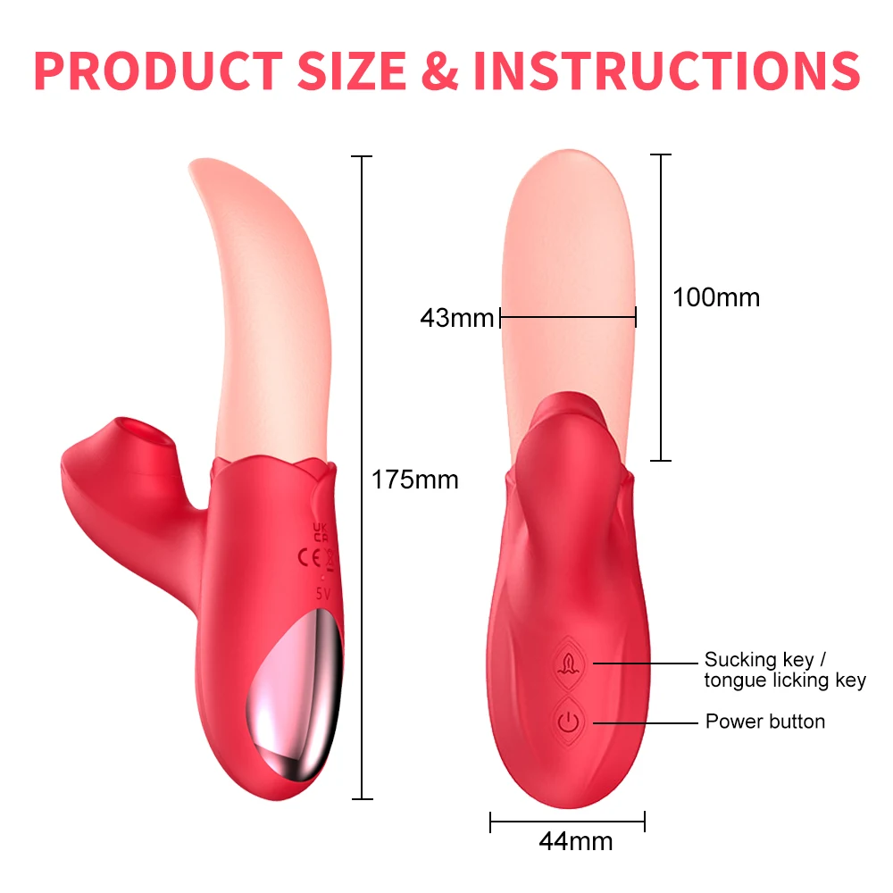 Sucking Rose Vibrators Toys Female Tongue Licking Clitoris Vacuum Stimulator Vagina Massager Adults Goods Sex Toys For Women Best Sellers 1ef722433d607dd9d2b8b7: China|Russian Federation