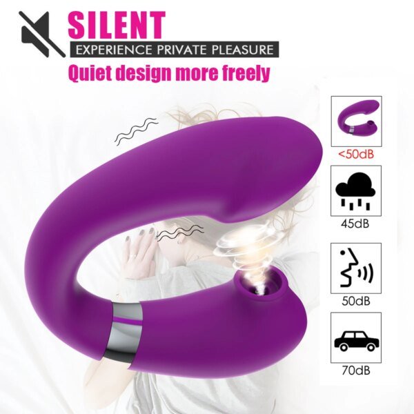 Sucking Vibrator For Women G Spot Dual Dildo Vibrator Clit Sucker Clitoris Stimulator Female Wireless Vibrator Adult Sex Toy Best Sellers cb5feb1b7314637725a2e7: Black|Green|Rose Red