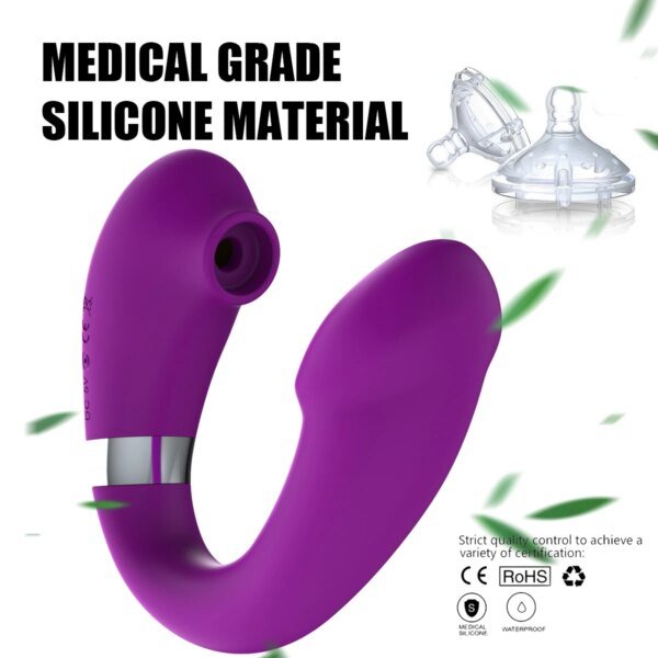 Sucking Vibrator For Women G Spot Dual Dildo Vibrator Clit Sucker Clitoris Stimulator Female Wireless Vibrator Adult Sex Toy Best Sellers cb5feb1b7314637725a2e7: Black|Green|Rose Red