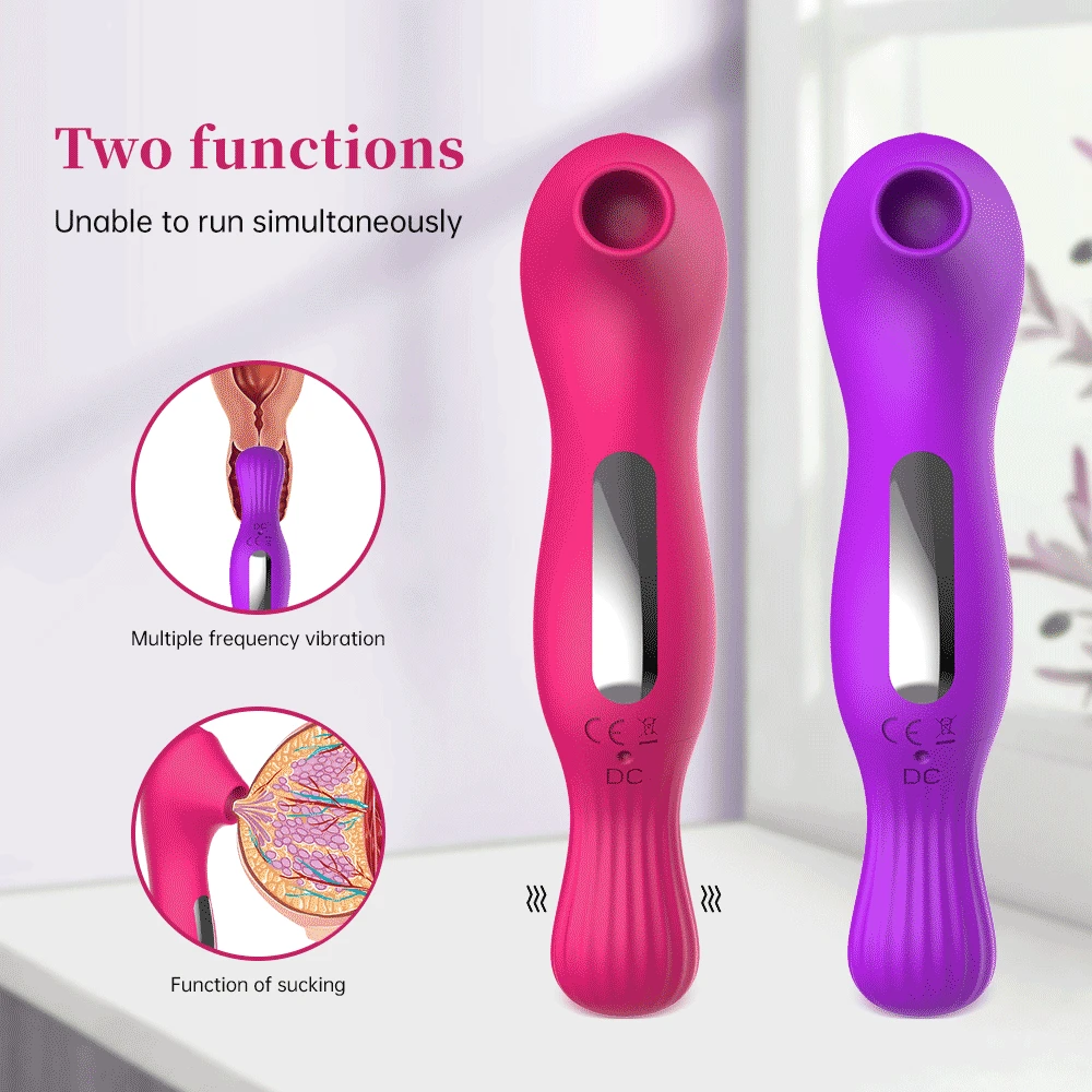 Sucking Vibrator for Women Clitoris Stimulator Sex Toy Vagina G-Spot Vibrator Female Masturbator Massage Adult Supplies Vibrators cb5feb1b7314637725a2e7: Green|Green-Box|Pink|Pink Box|Purple|Purple - box