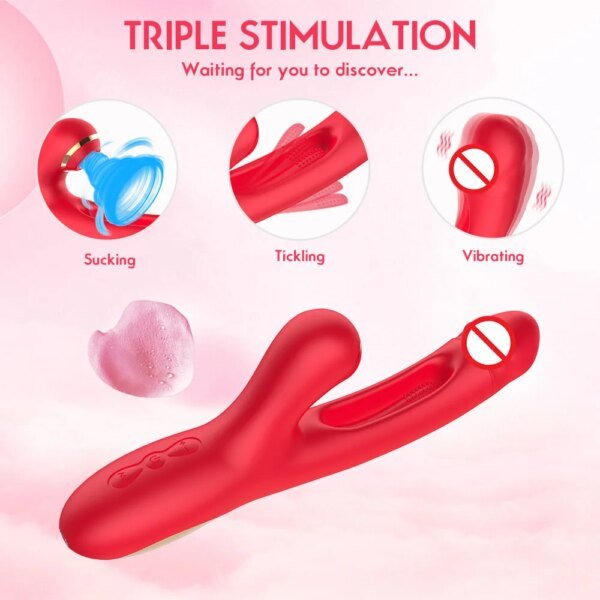 Tapping Patting Sucking Vibrator for Women Clit Sucker G-spot Clitoris Stimulator 21 Modes 3 in 1 Sex Toy Female Adults Goods Vibrators Tapping Patting Sucking Vibrator for Women Clit Sucker G-spot Clitoris Stimulator 21 Modes 3 in 1 Sex Toy Female Adults Goods Vibrators 1ef722433d607dd9d2b8b7: China