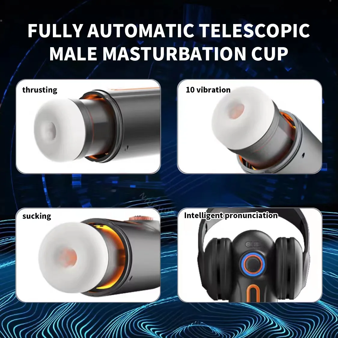 Telescopic Automatic Masturbator Sucking Male Masturbation Cup Erotic Vagina Pussy Blowjob Machine Sex Tooys for Man Adult Toy Best Sellers 1ef722433d607dd9d2b8b7: China