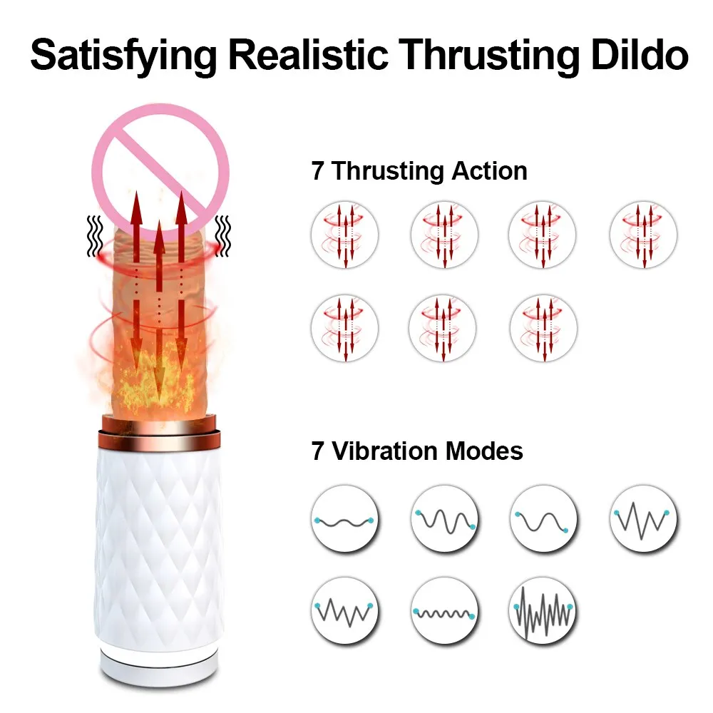 Telescopic Dildo Vibrator Automatic Up Down Massager G-spot Thrusting Retractable Pussy Vibrate Large Size Sex Toys for Women Dildos cb5feb1b7314637725a2e7: PJ02|PJ02-BK
