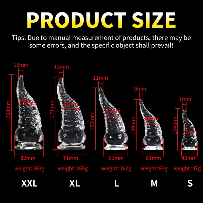 Tentacle Dildo Octopus Animal Sex Toy Tpe/Silicone/Glass Dildo Anal Plug Progressive Vaginal Dilators Monster Penis Big Buttplug Dildos cb5feb1b7314637725a2e7: size L|size M|size S|size XL|size XXL