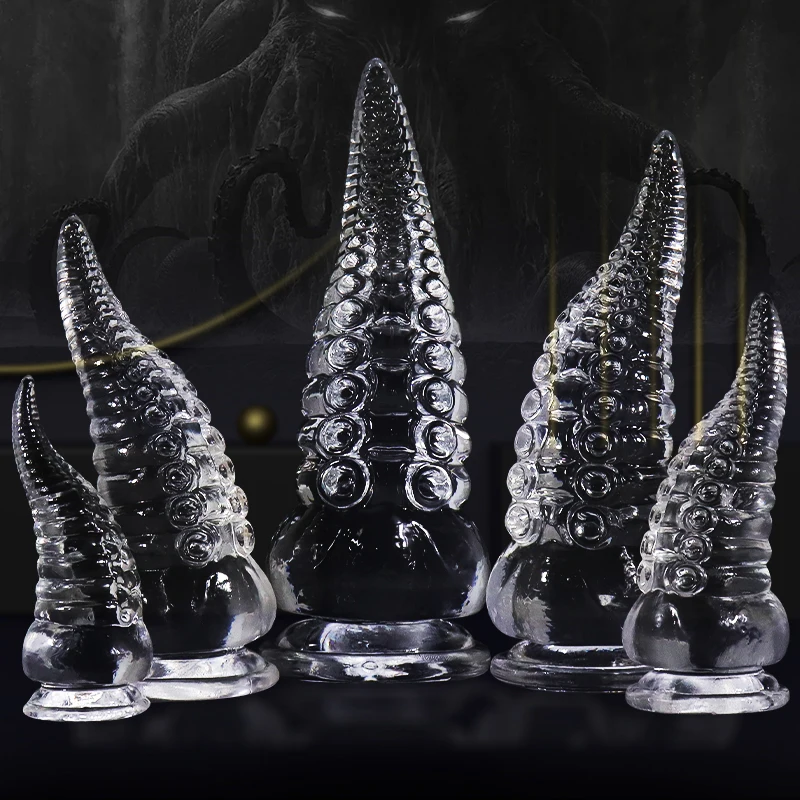 Tentacle Dildo Octopus Animal Sex Toy Tpe/Silicone/Glass Dildo Anal Plug Progressive Vaginal Dilators Monster Penis Big Buttplug Dildos cb5feb1b7314637725a2e7: size L|size M|size S|size XL|size XXL