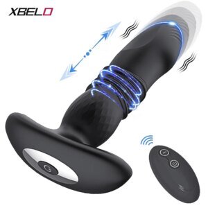 Thrusting Vibrating Butt Plug Anal Vibrator Wireless Remote Sex Toys for Women Ass Anal Dildo Prostate Massager Men Buttplug Sex Toys For Women cb5feb1b7314637725a2e7: AP27-APP-BK|AP27-APP-BK-Box|AP27-BK|AP27-BK-Box|AP42-APP-BK