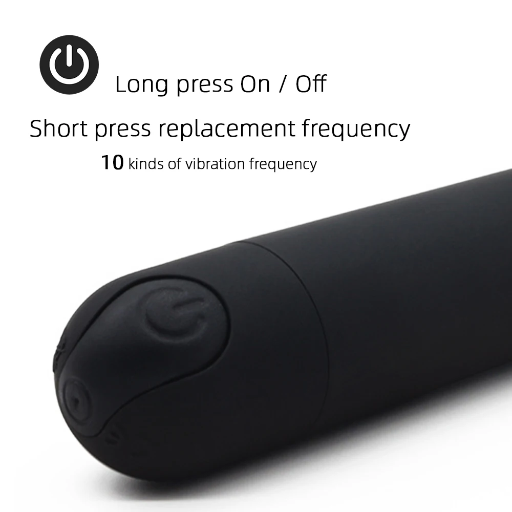 USB Charge Mini Powerful Bullet Vibrator Women Clitoral Stimulator Vaginal G Spot Masturbation Erotic Vibrators Adult Sex Toys Best Sellers cb5feb1b7314637725a2e7: Black