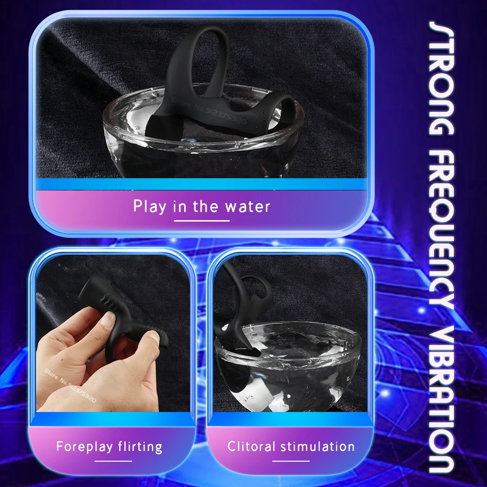 Vibrator Penis Ring Adult Men Delay Ejaculation Cock Chastity Cage Penisring Enlargement For Male Dick Sleeve Couple Sex Toy Sex Toys For Couple Vibrator Penis Ring Adult Men Delay Ejaculation Cock Chastity Cage Penisring Enlargement For Male Dick Sleeve Couple Sex Toy Sex Toys For Couple cb5feb1b7314637725a2e7: Black