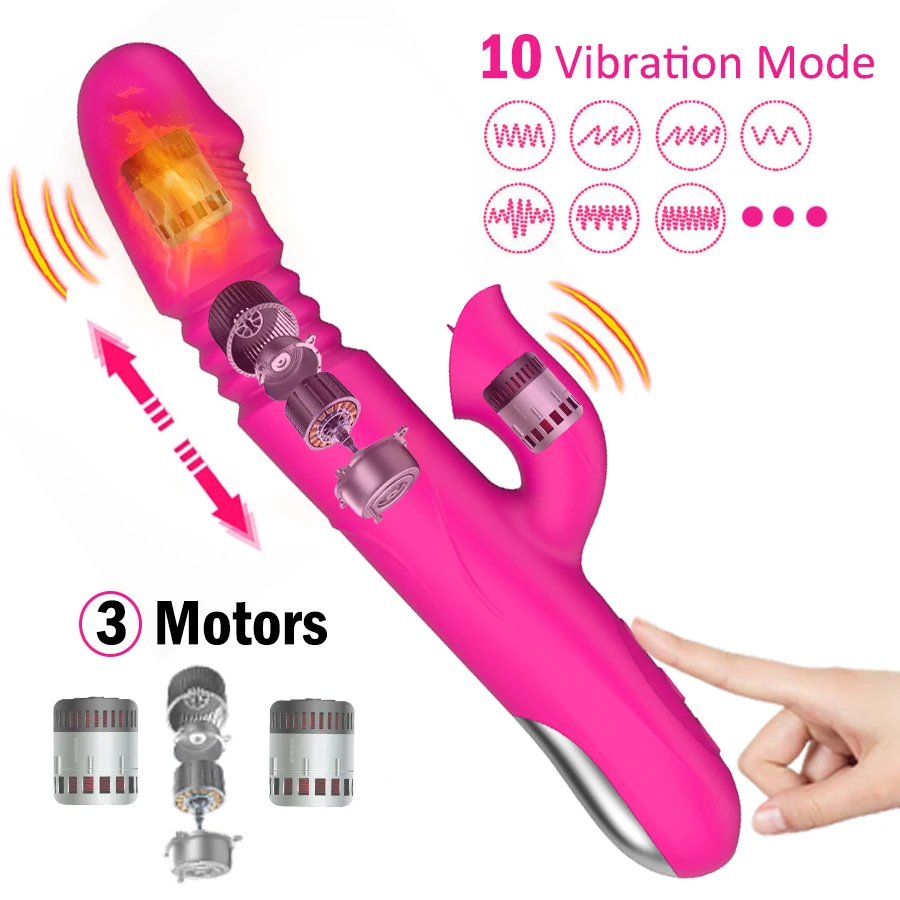 Warming and Stretching Vibrator For Women 10 mode Clitoris Tongue Stimulator reality Dildo Female Sex Toys For Adults Sex Toys For Women cb5feb1b7314637725a2e7: White|Yellow