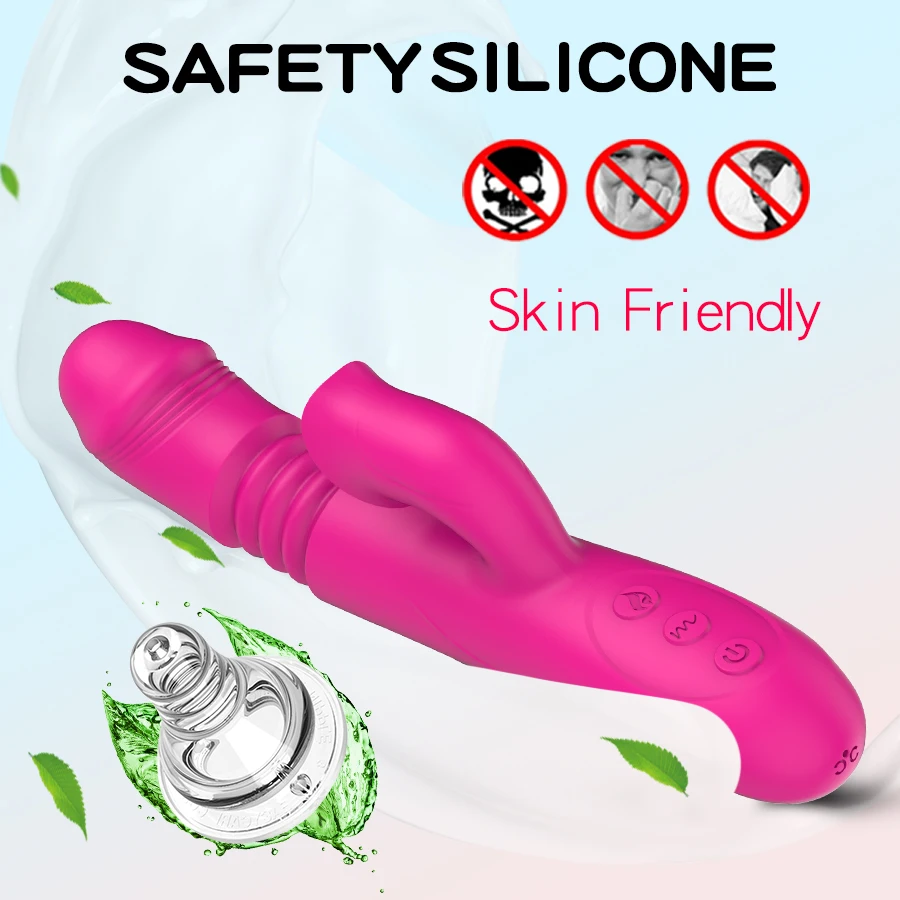 Warming and Stretching Vibrator For Women 10 mode Clitoris Tongue Stimulator reality Dildo Female Sex Toys For Adults Sex Toys For Women cb5feb1b7314637725a2e7: White|Yellow