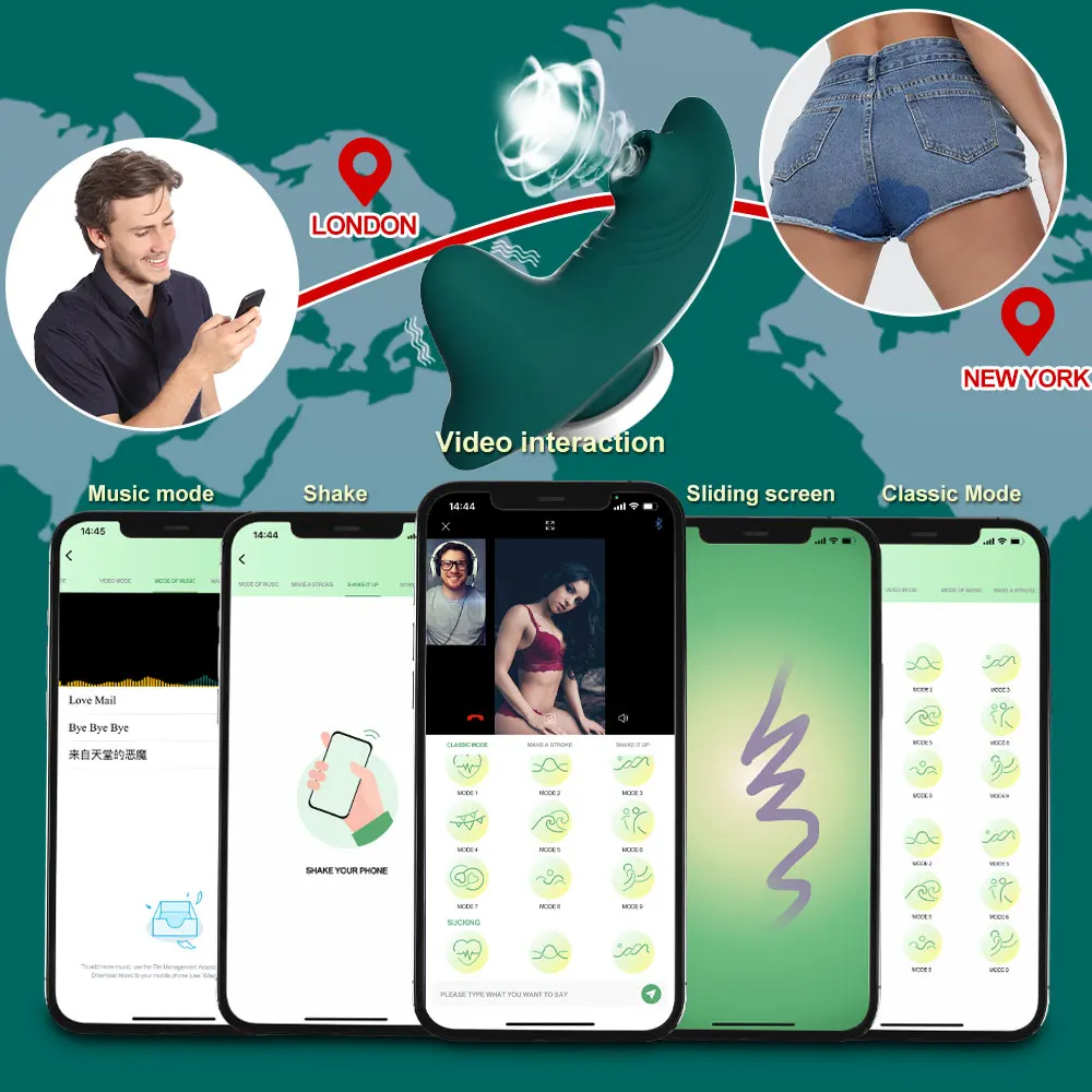 Wearable Mini Vibrator For Women Clitoris Sucker App Bluetooth Remote Control Vibro On Sexy Panties Adults Sex Toys Stimulator Sex Toys For Women cb5feb1b7314637725a2e7: Green Vibrators|Purple Vibrators|Red Vibrators