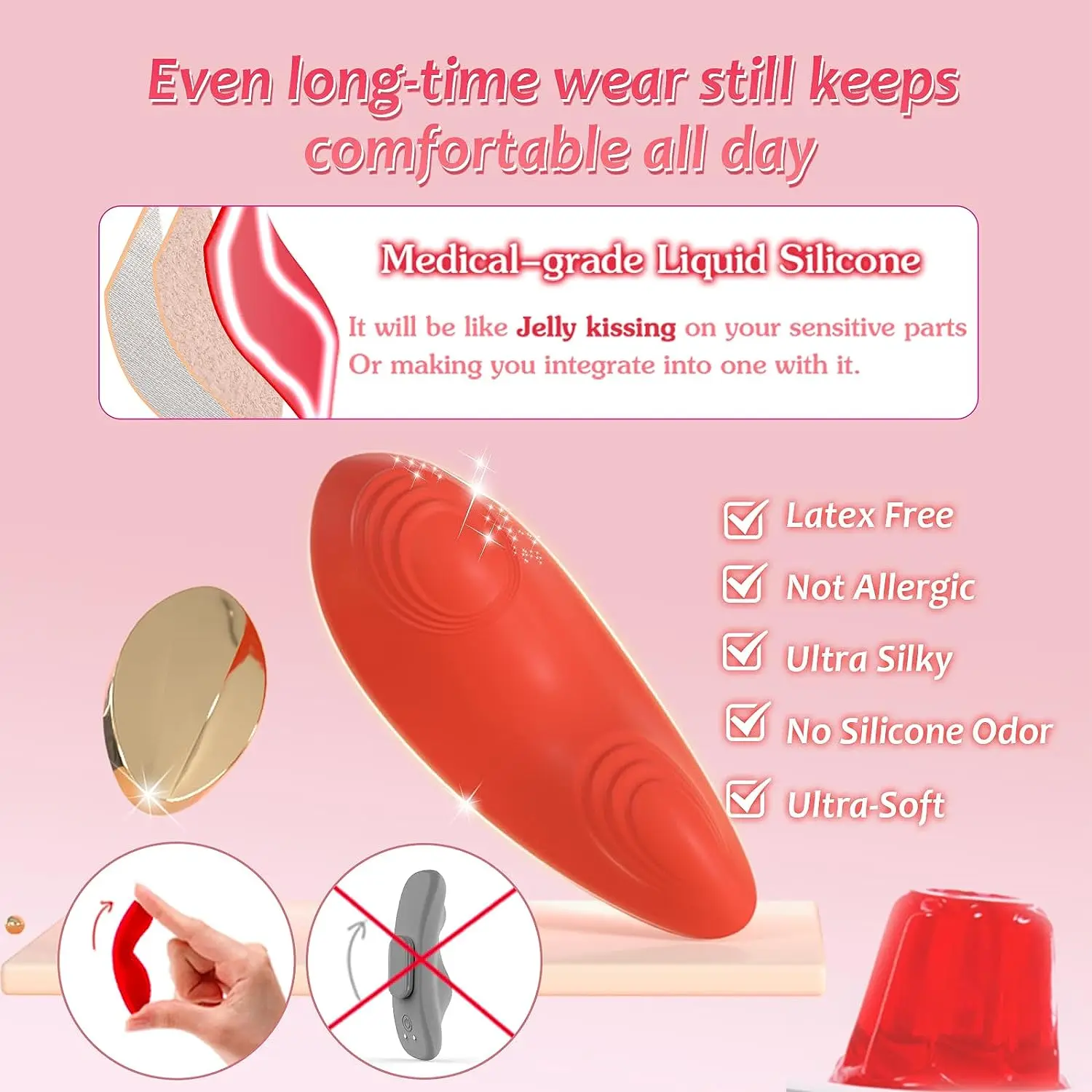 Wearable Panty Vibrator for Women Clitoris Stimulator Wireless App Remote Control G Spot Mini Magnetic Clip Public Play Sex Toys Vibrators cb5feb1b7314637725a2e7: Plum|Purple|Red