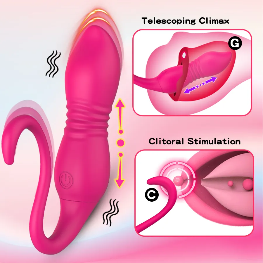 Wireless Bluetooth Telescoping Vibrator for Women Dildo G Spot Clit Stimulator APP Remote Control Wear Vibrating Egg Sex Toys Best Sellers cb5feb1b7314637725a2e7: Light Brown|White
