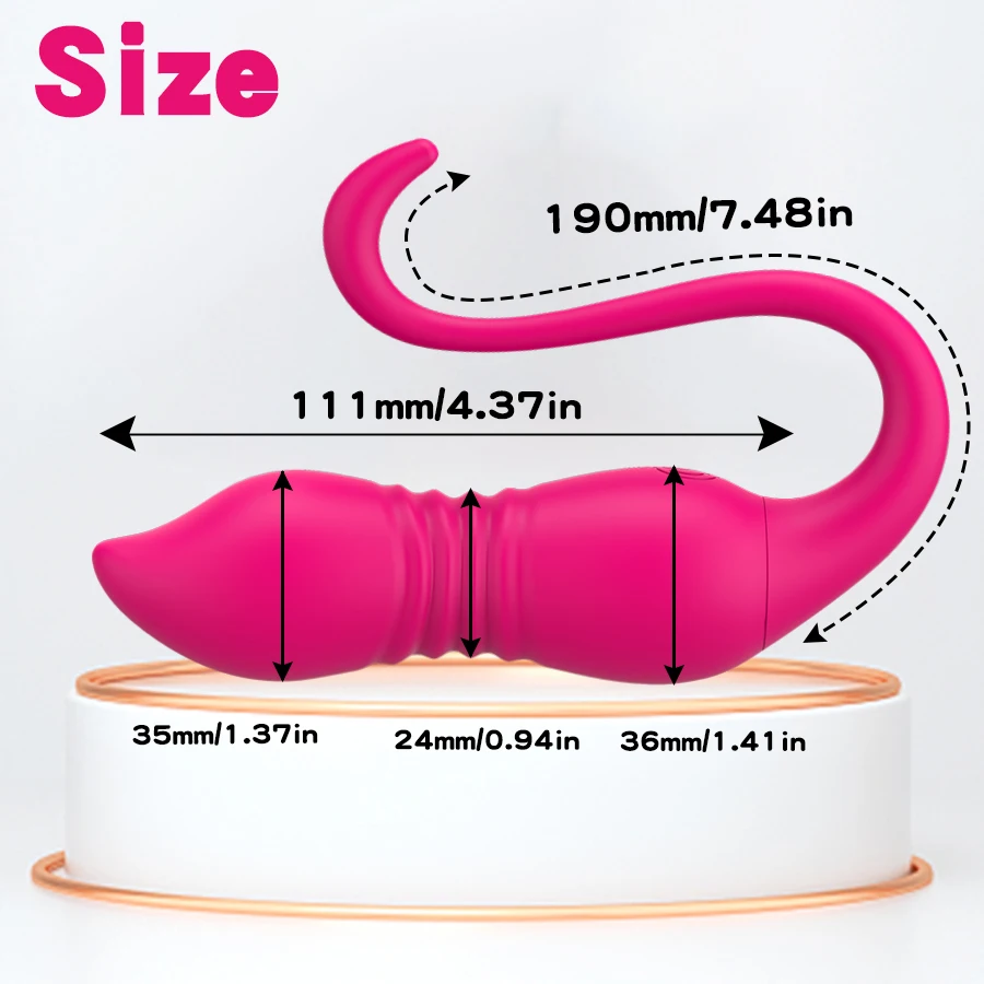 Wireless Bluetooth Telescoping Vibrator for Women Dildo G Spot Clit Stimulator APP Remote Control Wear Vibrating Egg Sex Toys Best Sellers cb5feb1b7314637725a2e7: Light Brown|White