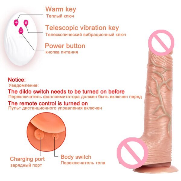 Wireless Remote Control Dildo Female Masturbation Sex Toys Telescoping Vibrator Vagina Anal Stimulator for Women Realistic Penis Dildos Wireless Remote Control Dildo Female Masturbation Sex Toys Telescoping Vibrator Vagina Anal Stimulator for Women Realistic Penis Dildos cb5feb1b7314637725a2e7: L-Wire-with box|L-Wireless-with box|M-Wire-with box|M-Wireless-with box