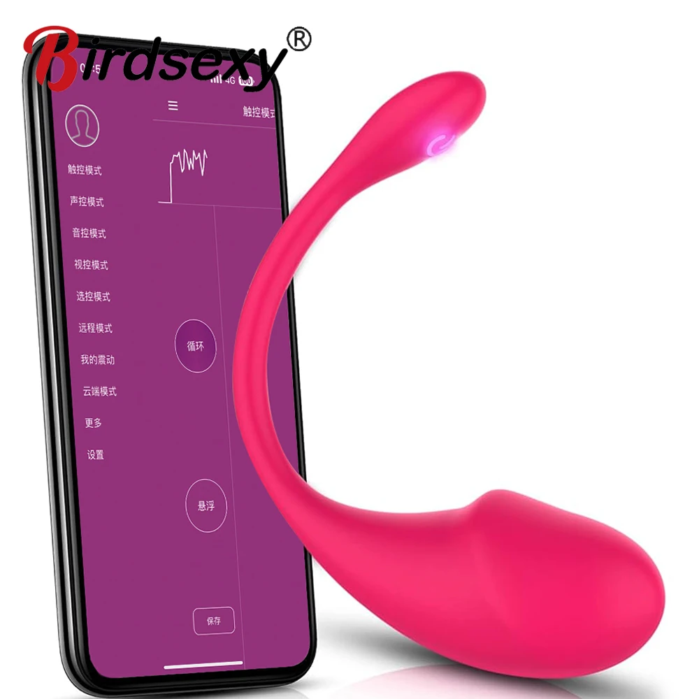 Wireless Sextoy Vibrating Egg Remote Vibrators Powerful App Control G Spot Dildo Vagina Massager Bluetooth For Women Clitoris 18 Sex Toys For Women cb5feb1b7314637725a2e7: APP Vibrator