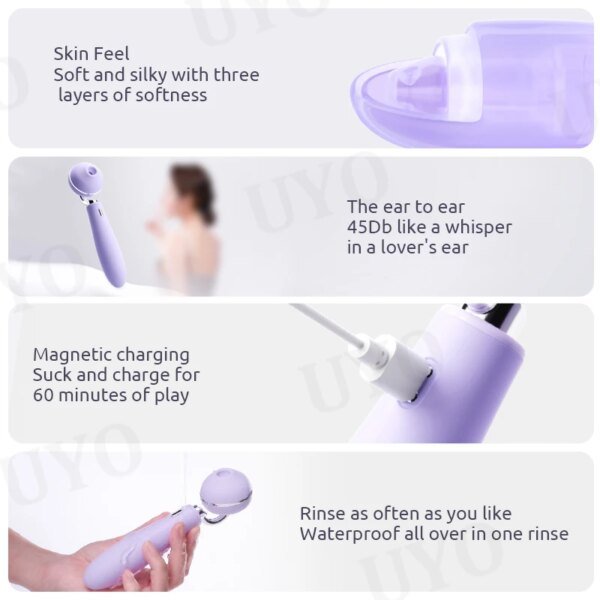 sucking vibrator clitoris stimulator for women adult sex toys 2-in-1 silica gel clitoral sucking vibrator g-spot sex shop Best Sellers cb5feb1b7314637725a2e7: 6937486616606