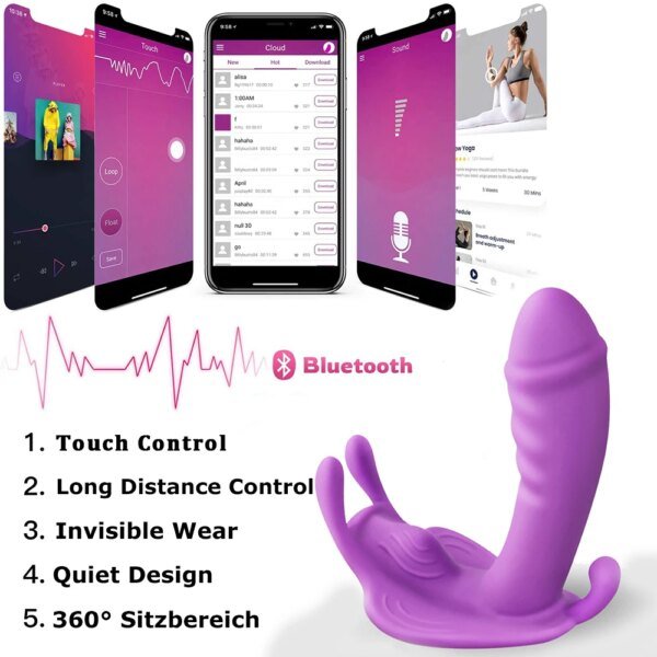 10 Modes Vibration Vibrator Sex Toy for Women Masturbator Clit Stimulate Bluetooth APP Control sexy toys Panties for Adults 18 Vagina Balls cb5feb1b7314637725a2e7: APP-Black-Box|APP-Purple-Box|APP-Red-Box