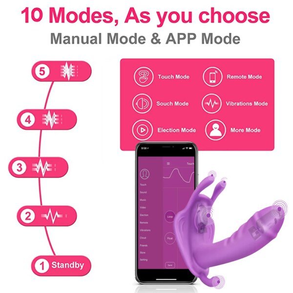 10 Modes Vibration Vibrator Sex Toy for Women Masturbator Clit Stimulate Bluetooth APP Control sexy toys Panties for Adults 18 Vagina Balls cb5feb1b7314637725a2e7: APP-Black-Box|APP-Purple-Box|APP-Red-Box
