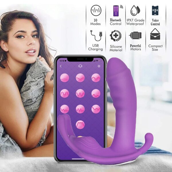 10 Modes Vibration Vibrator Sex Toy for Women Masturbator Clit Stimulate Bluetooth APP Control sexy toys Panties for Adults 18 Vagina Balls cb5feb1b7314637725a2e7: APP-Black-Box|APP-Purple-Box|APP-Red-Box