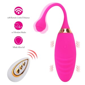 10 Speeds Vibrating Egg Vaginal Ball Wireless Remote Jump Eggs Sex Toys Vibrator For Women Anal G-Spot Clitoris Stimulation Vagina Balls cb5feb1b7314637725a2e7: A Rose Red|a-black|a-pink|B Rose Red|b-black|b-pink|New A|New B 
