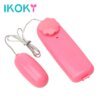 IKOKY Vibrating Egg Strong Vibrator Remote Control G-Spot Massager Clitoris Stimulator Sex Toys for Women Female Adult Products Vagina Balls Model Number: 13898