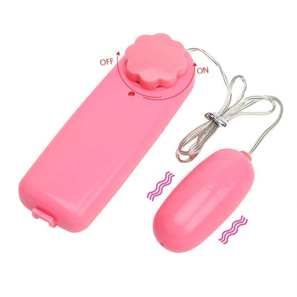 IKOKY Vibrating Egg Strong Vibrator Remote Control G-Spot Massager Clitoris Stimulator Sex Toys for Women Female Adult Products Vagina Balls Model Number: 13898