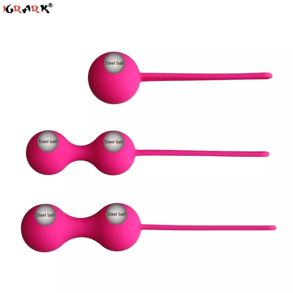 Safe Silicone Smart Ball Vibrator Kegel Ball Ben Wa Ball Vagina Tighten Exercise Machine Sex Toy for Women Vaginal Geisha Ball Vagina Balls cb5feb1b7314637725a2e7: Black-L|Black-M|Black-S|Pink-L|Pink-M|Pink-S|Purple-L|Purple-M|Purple-S