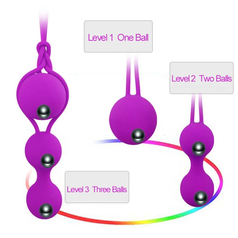 Safe Silicone Vagina Balls Vibrators for Women Sexy Toys Kegel Balls Ben Wa  Balls Vagina Tighten Exercise Sex Toys for Womams Vagina Balls cb5feb1b7314637725a2e7: Purple-L|Purple-M|Purple-S|Rose L|Rose M|Rose S