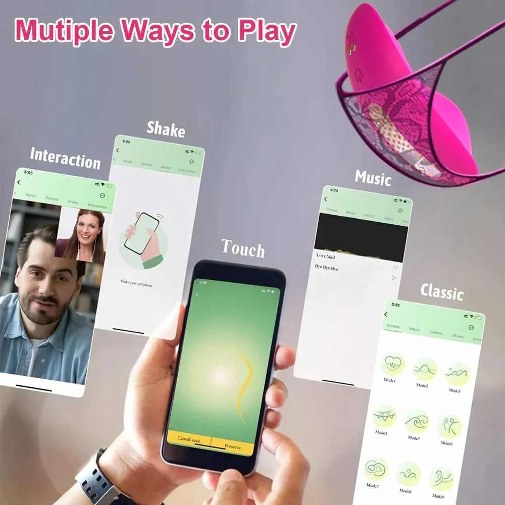 Wearable Wireless Bluetooth APP Vibrator for Women Remote Control Vibrating Egg Clitoris Stimulator Female Sex Toys Vagina Balls 1ef722433d607dd9d2b8b7: China