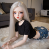 60cm Small Realistic Silicone Mini Doll Soft Anime Action Figure Doll Soft Real Skin Touch Feeling Sex Dolls cb5feb1b7314637725a2e7: 60CM Silicone
