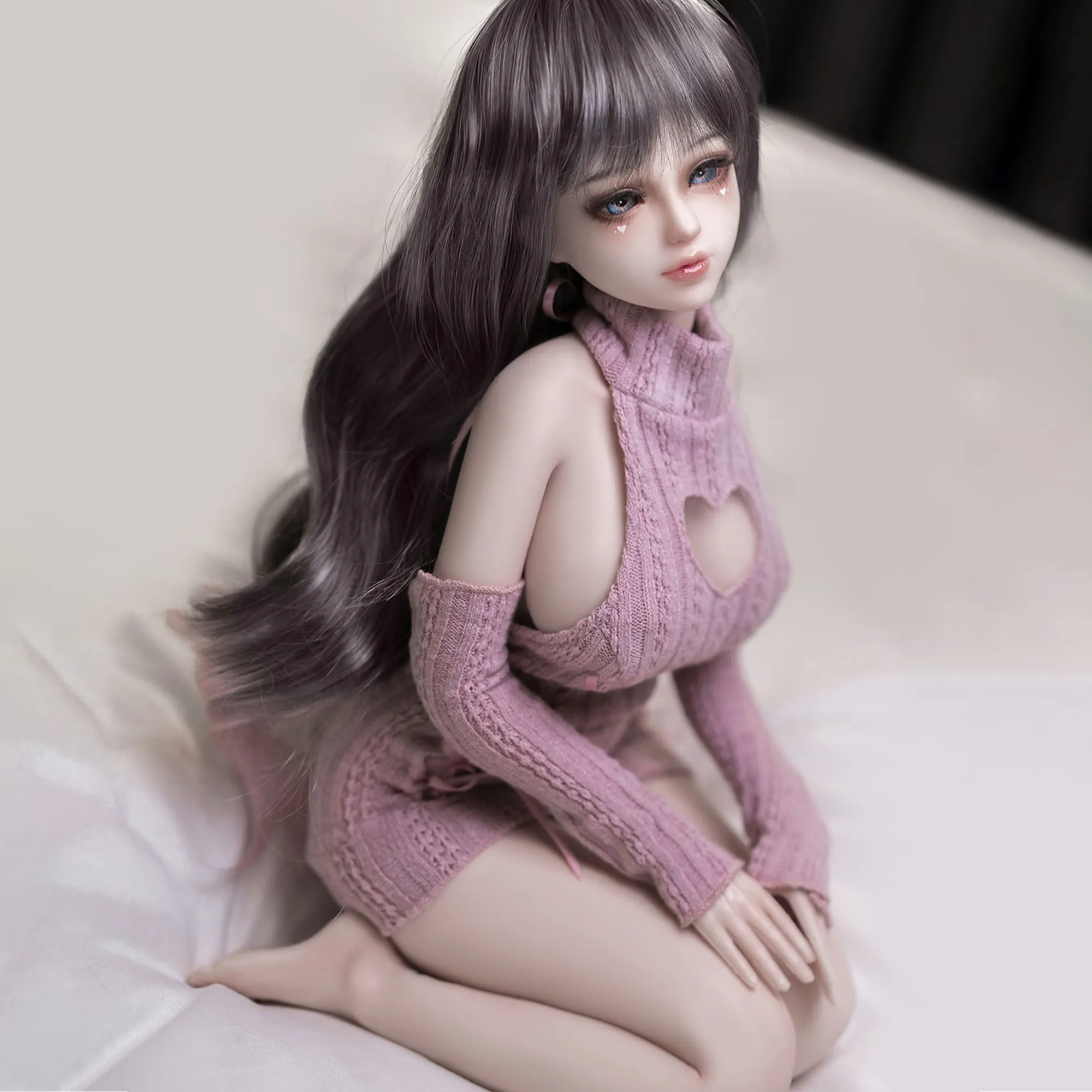 Exquisite theme collection doll, silicone body and head, including wig, 60 cm /23.6 inches (clothes not included) Sex Dolls cb5feb1b7314637725a2e7: Body and head