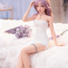 159005-8vflut.png FANLU Elf Village 80cm Dolls Solid Body White Skin Girls Doll/TPE silicone Metal frame has movable limbs/DIY Doll model